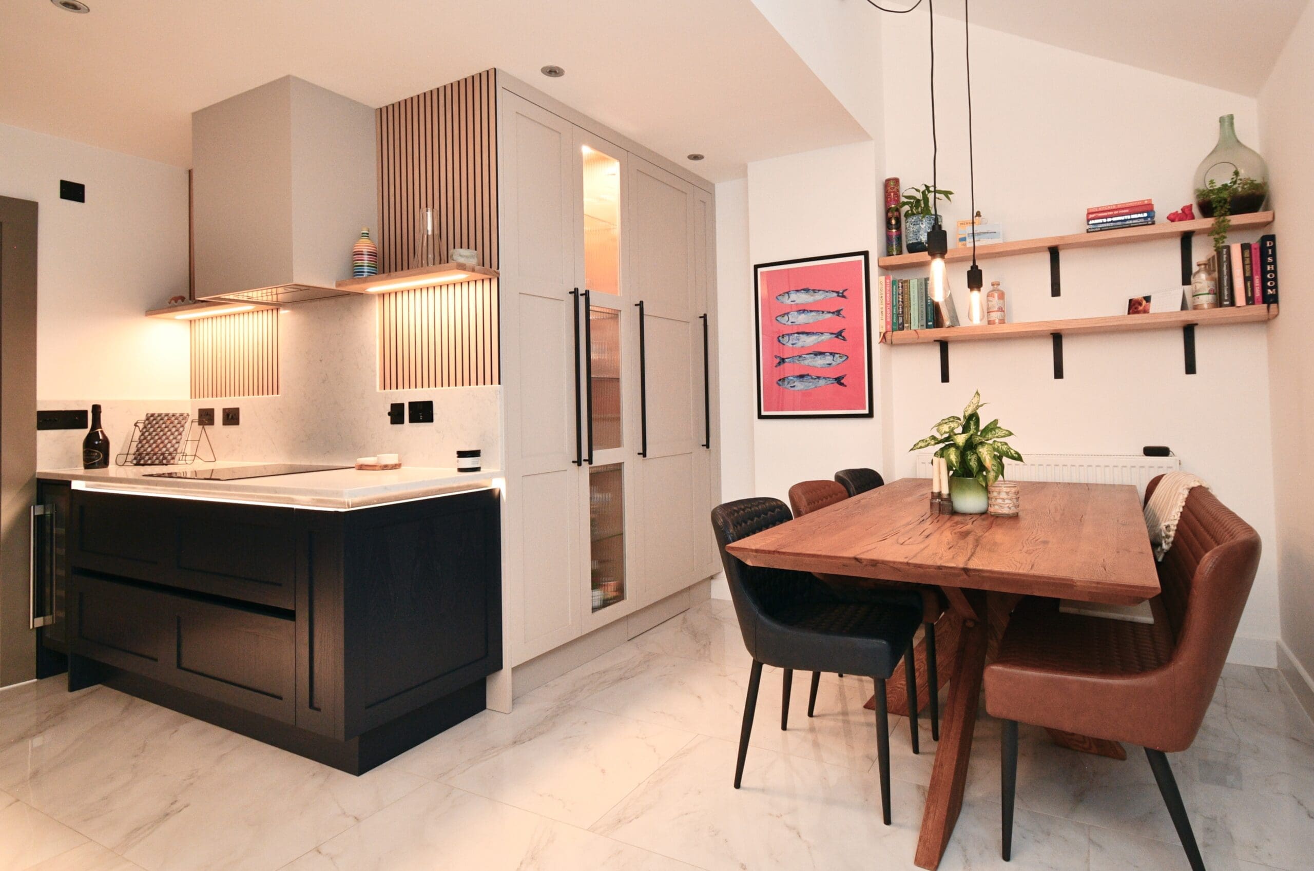 Shaker two tone kitchen